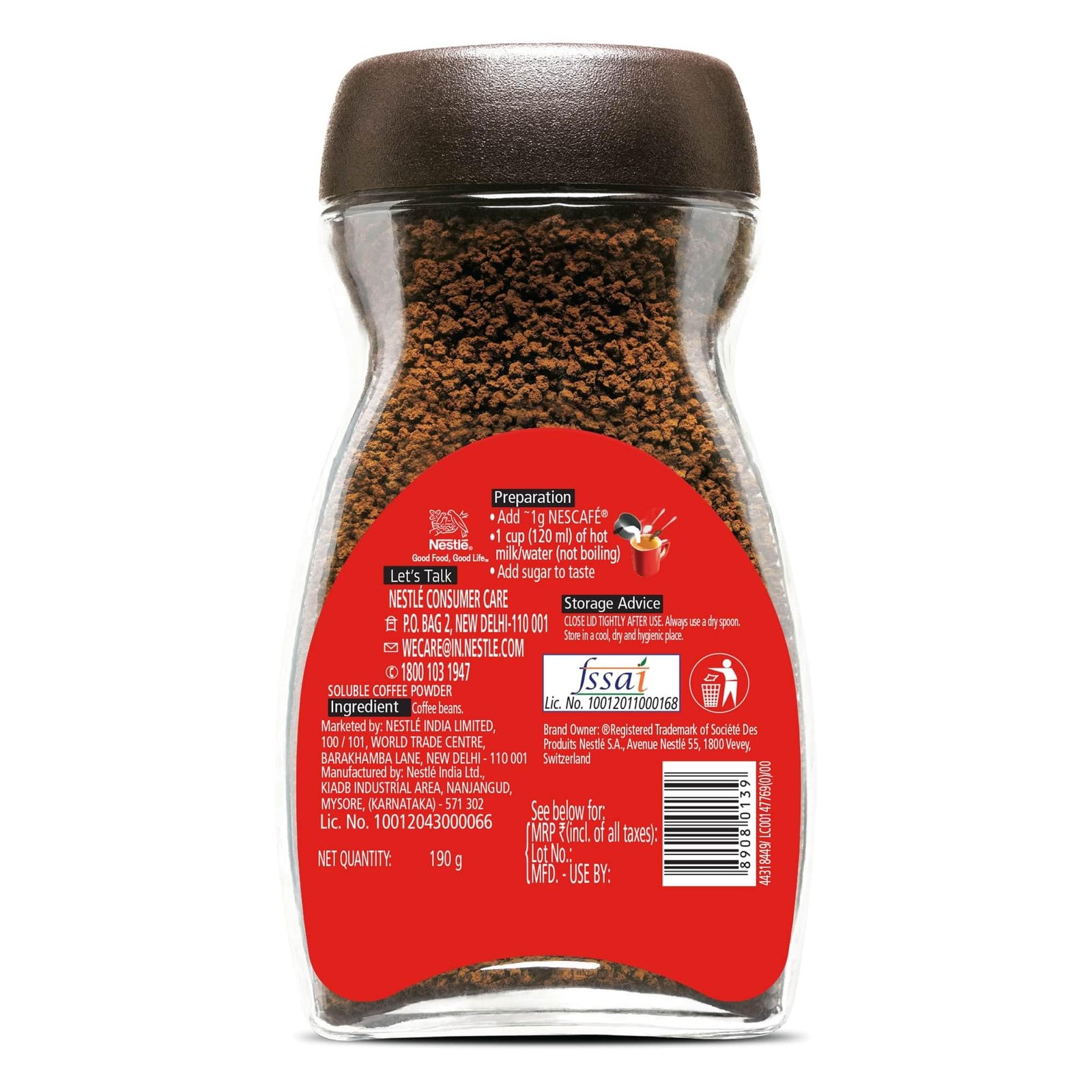 71GHDtRHUTL NESCAFE Classic Instant Coffee Powder .100% Pure Coffee | 45g Jar - Image 2