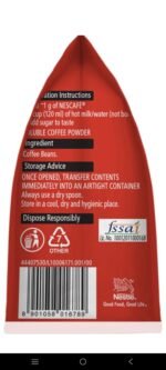 NESCAFE Classic Instant Coffee Powder | 100% Pure Coffee | 200g Pouch - Image 3