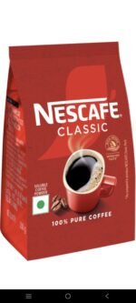 NESCAFE Classic Instant Coffee Powder | 100% Pure Coffee | 200g Pouch - Image 2